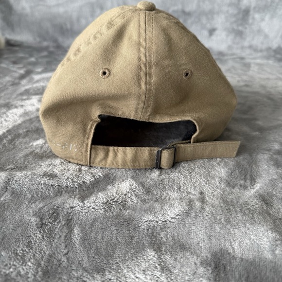 Nike Hat Cap Strap Back Mens One Size Khaki Embroidered Swoosh Dad Hat Baseball - Picture 4 of 9